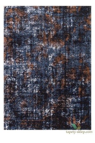 Dywan Flame Rusty Blue Carpet Decor Fargotex