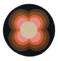 Okrągły Kolorowy Dywan w Kwiaty - SUNFLOWER PINK 060005