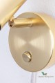 Kinkiet złoty Clark 1 Brushed Brass 931765 Globen