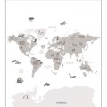 Mural mapa świata Caselio BFM 102039918 World Map Beauty Full Image 2
