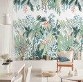 Mural ze wzorem tropikalnych liści Caselio BFM 102424178 Foret D'emeraude Beauty Full Image 2