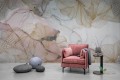 Tapeta Rebel Walls R17092 Opulence Pink Marble różowy złoty marmur