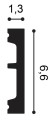 Listwa podłogowa SX157 Orac Decor wys. 6,6cm