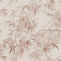 Tapeta liście bambusa Sandberg S10114 Jon Burgundy Jordnara