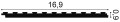 Listwa ścienna PX147 Orac Decor wys. 16,9cm