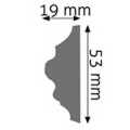 Listwa naścienna zdobiona LNZ-05 Creativa wys. 5,3cm