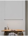 Lampa wisząca czarna listwa nowoczesna Luces Exclusivas BUGA LE41354 Elettra LED