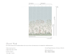 Mural drzewa Cole & Son Seasonal Woods Pearl 120/6020M The Gardens (zestaw 2 rolek)