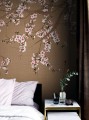Fototapeta kwiaty kwitnącej wiśni London Art Haori KMN05 B Tale Books: Kimono