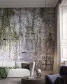 Fototapeta kwiaty wisterii i kafle Wonderwall Allure 35079607