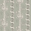 Tapeta kwitnące paski Sandberg S10249 Alexandra Sage Green Le Village