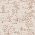 Tapeta scenki rodzajowe Sandberg S10255 Montfort Terracotta Le Village