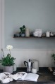Tapeta teksturowana Sandberg S10285 Linne Misty Blue Essentials