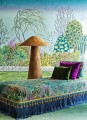 Tkanina welurowa jednokolorowa Cole & Son Colour Box Velvet  F121/5023 The Gardens Vol. II