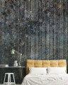 Fototapeta delikatne kwiaty i prążki Wonderwall Cape 35-0752-08