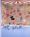 Fototapeta promienie Rebel Walls R19458 Rays Red Maximalism More is More