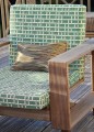 Tkanina outdoorowa geometryczna Casamance 45040660 Rufolo Amalfi