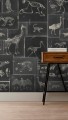 Mural szkielety zwierząt Mind the Gap ZOOARCHELOGY Anthracite WP20237 Premium Designer Wallpaper Collection