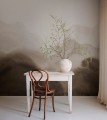 Fototapeta z akwarelowym wzorem Rebel Walls R18769 Flowing Hills Brown Natural Aesthetics