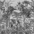 ! OKAZJA 24H ! Tapeta 136 x 280 cm egzotyczna dżungla Inkiostro Bianco Jubatus INKLMQW1902 Inediti Cruise Collection