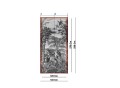 ! OKAZJA 24H ! Tapeta 136 x 280 cm egzotyczna dżungla Inkiostro Bianco Jubatus INKLMQW1902 Inediti Cruise Collection