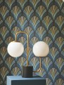 Tapeta wachlarze w stylu art-deco Casadeco ANFO 201056944 Folies ST-James Annees Folles