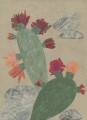 Fototapeta kaktusy Wall&Deco WDLG2501 Le Gardien De Mon Jardin Contemporary 2025