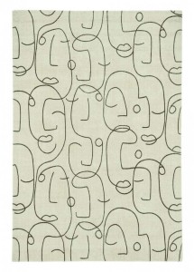 ! OKAZJA ! 24H rozmiar 160x230 cm Beżowy dywan w twarze abstrakcyjny wzór - EPSILON CHARCOAL 23801 
