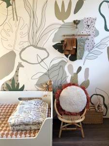 Mural egzotyczna dżungla Grandeco Boutique RB247 Daydreamers