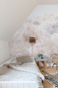 Mural akwarelowa kompozycja Grandeco Boutique RB315 Daydreamers