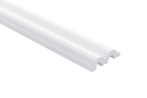 Zakończenie prawe lameli malowanej białej L0401RTP Sereno Lamelli Mardom Decor – 200 cm