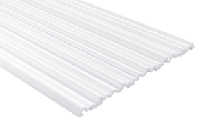 Panel ścienny 3D malowany biały WP005TP Aria Mardom Decor – wys. 200 cm