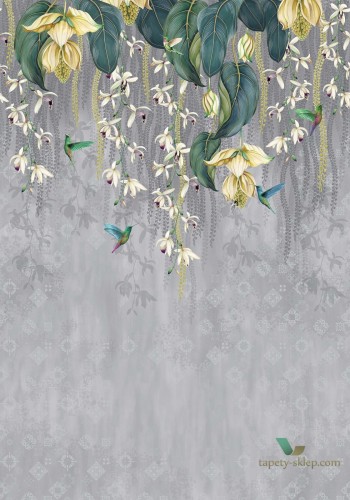 Mural Osborne & Little W7334-02 Trailing Orchid Folium