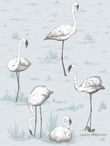 Tapeta Flamingi Cole&Son Flamingos 95/8047 The Conptemporary Collection