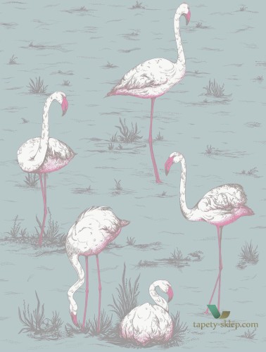 Tkanina flamingi Cole&Son Flamingos F111/3010LU The Contemporary Collection