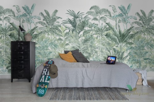 Fototapeta Rebel Walls R15902 Pride Palms Emerald