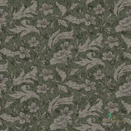 Fototapeta Sandberg 650-68 Mattias Forest Green Ett Hem