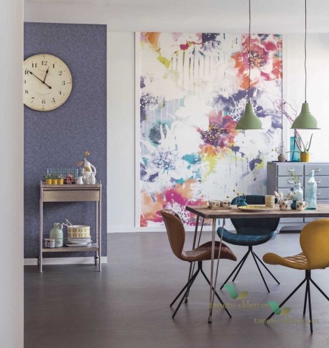 Mural rozmazane kwiaty Caselio 68644070 Beauty Full Image