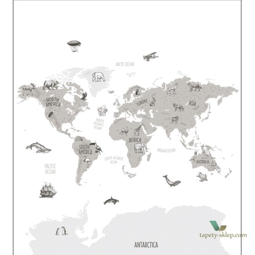 Mural Caselio Word Map OUP102039918 Our Planet