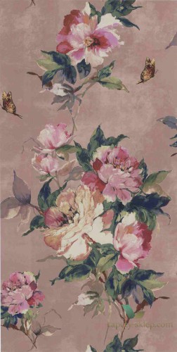 Tapeta 1838 Wallcoverings 1703-108-03 Madama Butterfly Camellia