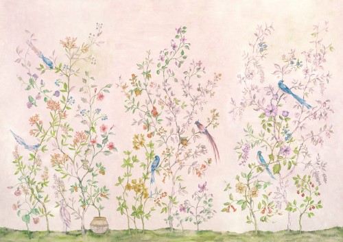 Mural Coordonne 8800122 Tea Garden Metamorphosis