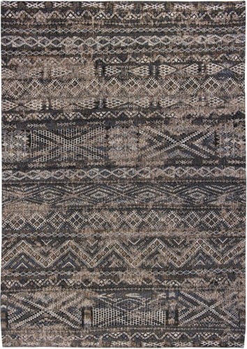 Czarny Kilimowy Dywan Louis De Poortere - BLACK RABAT 9113