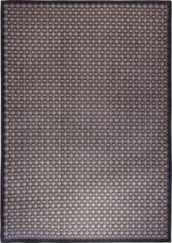 Szaro Srebrny Dywan Nowoczesny - NUOVO CROMO 9015