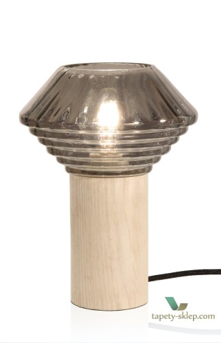 Lampa stołowa Edge Smoke 122456 Globen