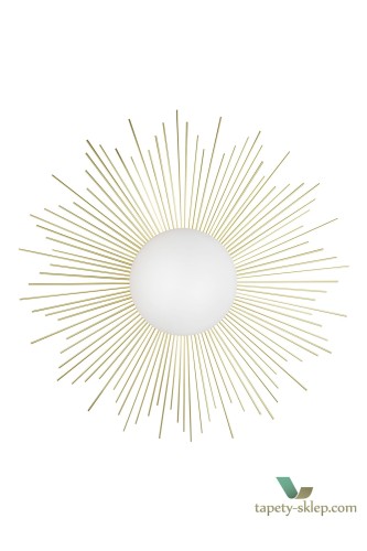 Kinkiet/Lampa sufitowa Soleil Brushed Brass 237165 Globen