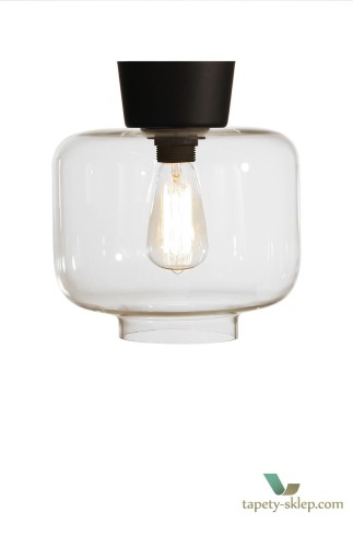 Lampa sufitowa Ritz Clear / Black 663555 Globen