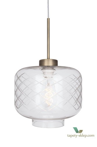 Lampa wisząca Ritz Clear with cut glass 673551 Globen
