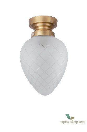 Lampa sufitowa Juni IP44 Cut Glass White 690108 Globen