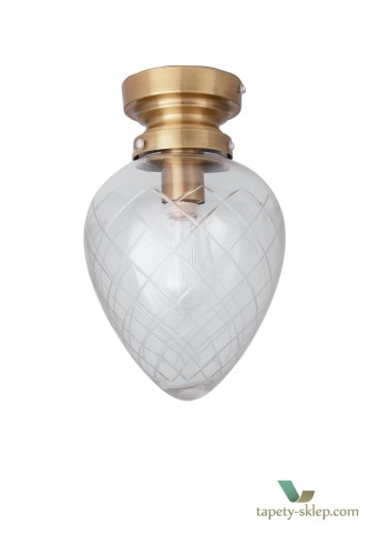 Lampa sufitowa Juni IP44 Cut Glass Clear 690151 Globen