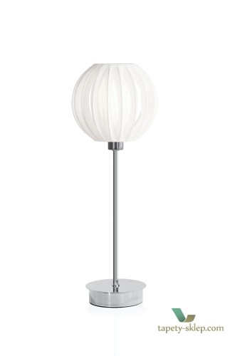 Lampa stołowa Plastic straps White / Chrome 816008 Globen